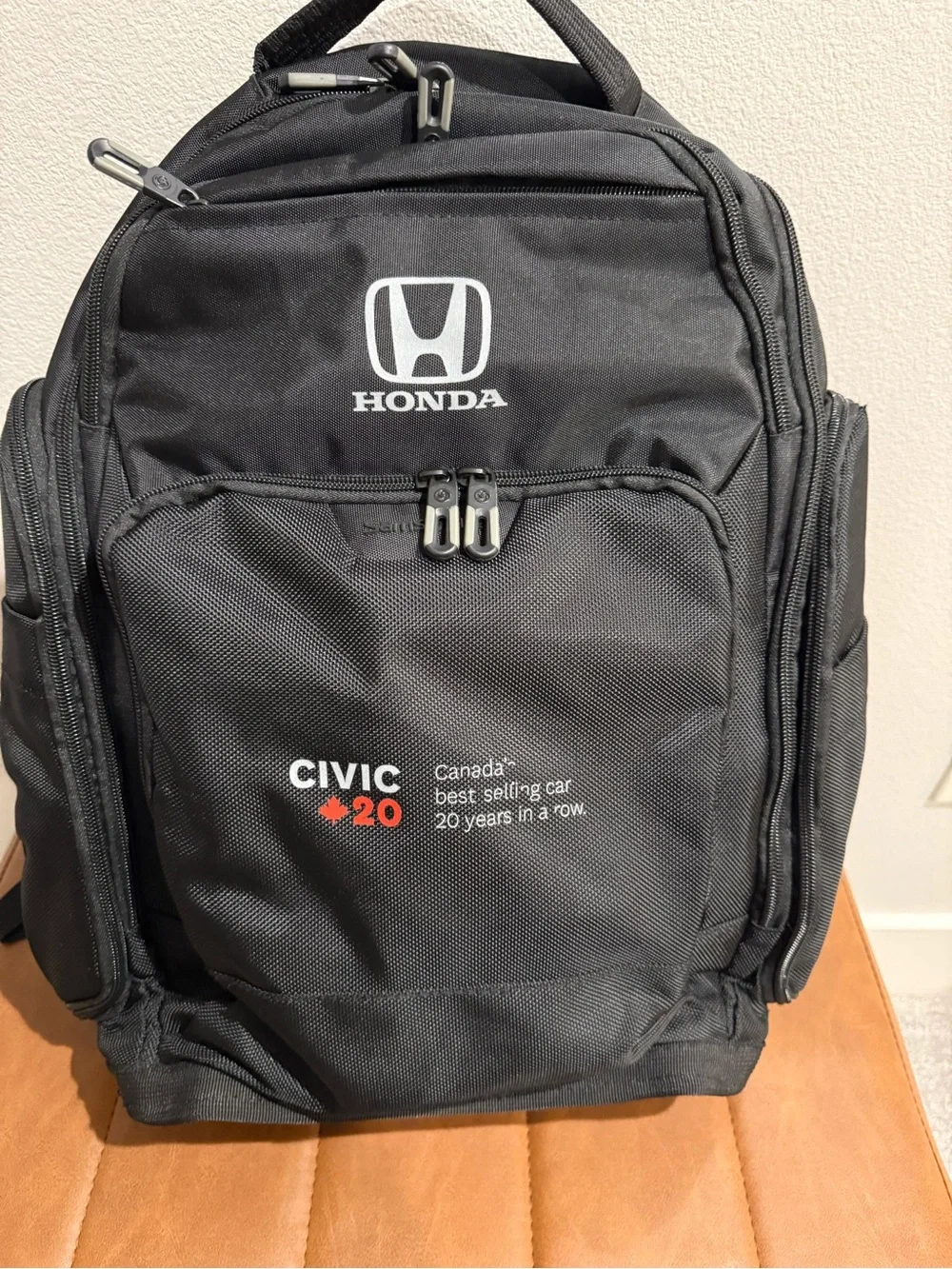 Black Samsonite Honda Branded  Backpack - Branded Men’s Travel Bag